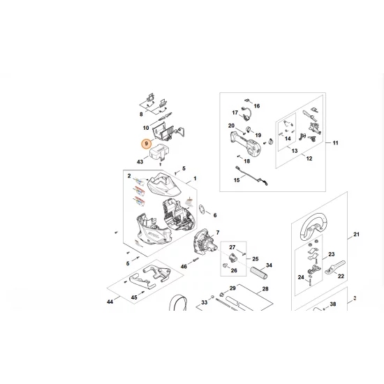 STIHL  Moduł elektroniczny FA08 430 1472
